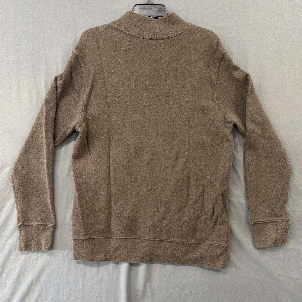Lands End Men’s Sweater Quarter Zip Size M Baumwoole